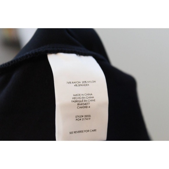 NWT Cabi Top Notch Trouser Pants 3202 Navy Women's Size 10 Long Tall H14662 - Picture 9 of 11